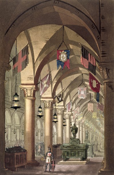 Tombe dei Cavalieri Templari, c.1820-39 da Alessandro Sanquirico